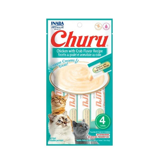 Churu Pollo con Sabor a Cangrejo - 4 tubos 14gr - imagen 1