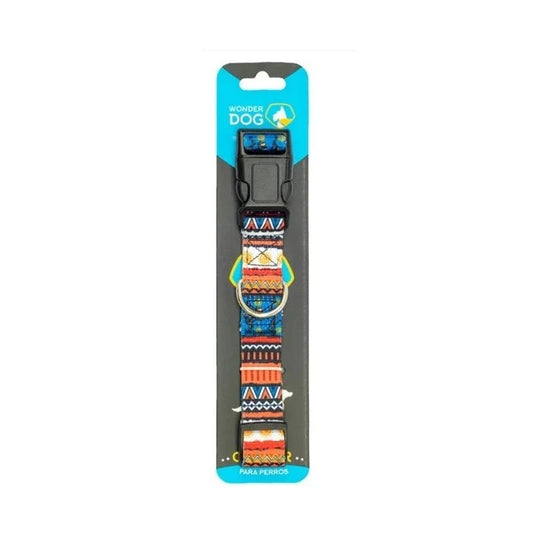 COLLAR M (1.6*30‐45 CM) DISEÑO ETNICO 2 WONDER DOG - Pethome