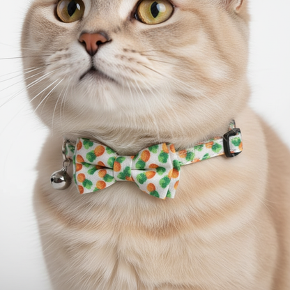 Collar verde gato realista