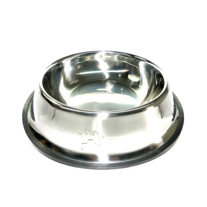 Plato Metálico para perros y gatos Antideslizante con Relieve