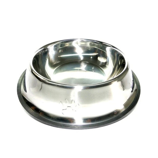 Plato Metálico para perros y gatos Antideslizante con Relieve