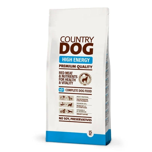 COUNTRY DOG HIGH ENERGY PERROS ADULTOS 15 KG - imagen 1