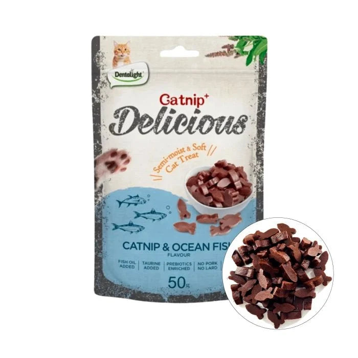 DELICIOUS CATNIP Y PESCADO DE OCEANO - Pethome