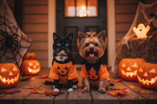 Disfraz Halloween Calabaza - Gato y Perro
