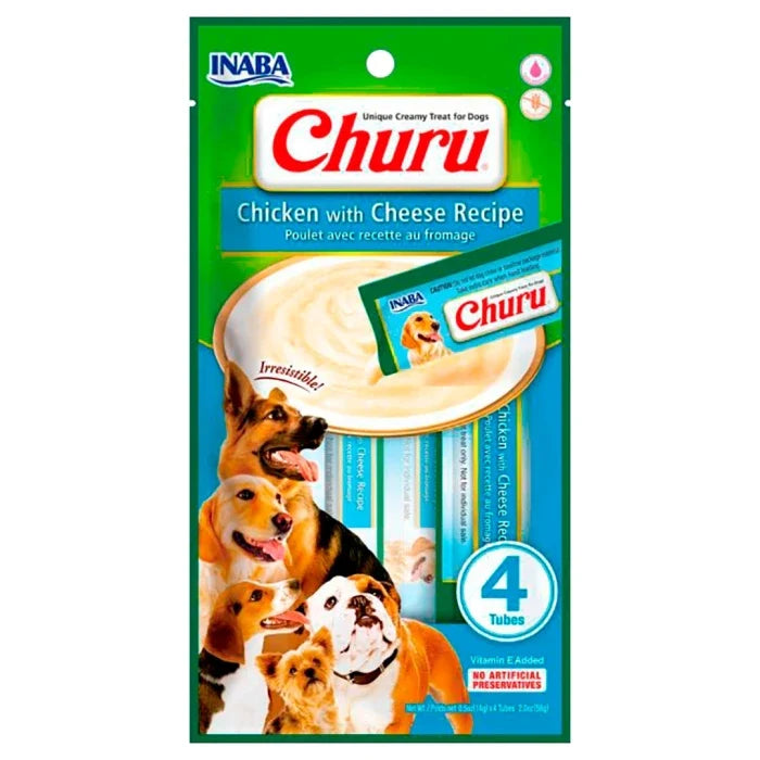 Dog Churu Pollo con Queso 4un - imagen 1