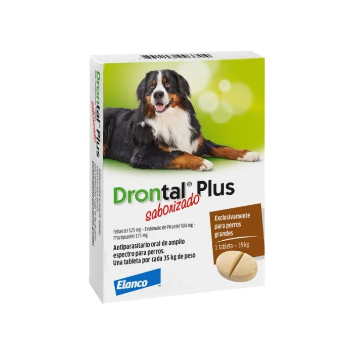 Drontal Plus Antiparasitario interno 35 KG - imagen 1