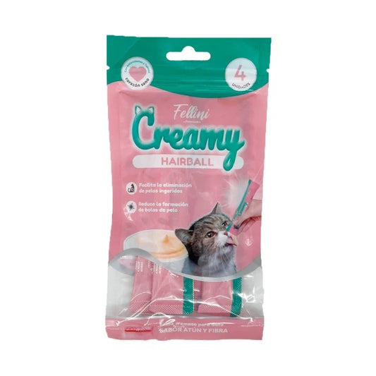 Fellini Creamy Alm Hum Atún y Fibra 4 Unidades - imagen 1