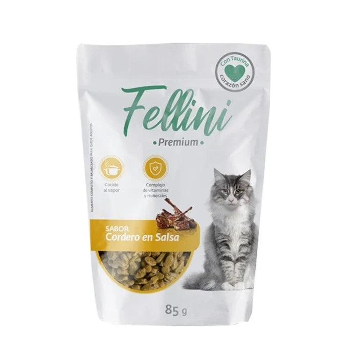 Fellini Pouch Cordero En Salsa 85G - imagen 1