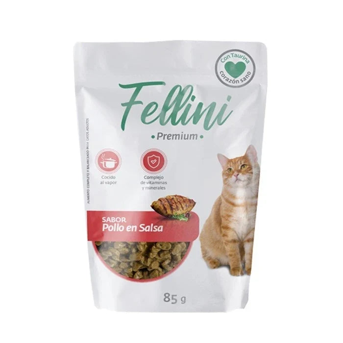 Fellini Pouch Pollo En Salsa 85G - imagen 1