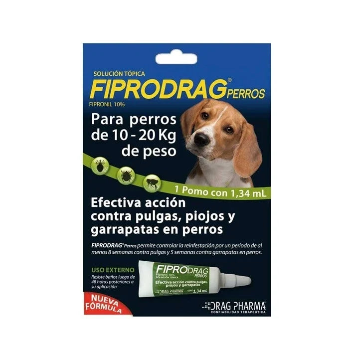Fiprodrag Pipeta Antiparasitaria perros 10 a 20 kg - imagen 1