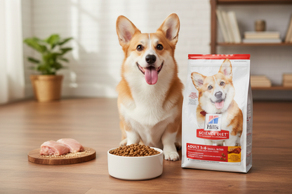 Hill's Science Diet Small Bites - Corgi feliz