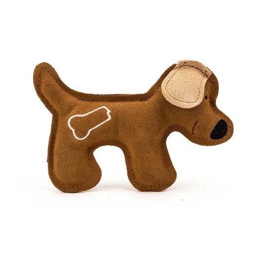 Juguete de Cuero Para Morder Forma de Perro - imagen 1