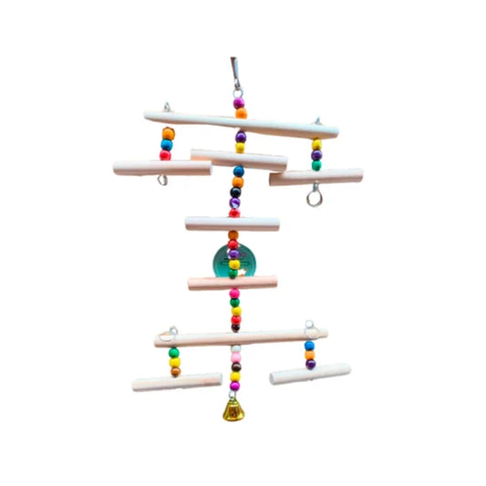 JUGUETE ESCALERA PARA AVES - imagen 1