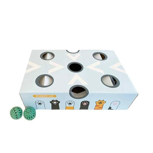 Juguete Interactivo Para Gatos Caja Con Pelotas - imagen 1