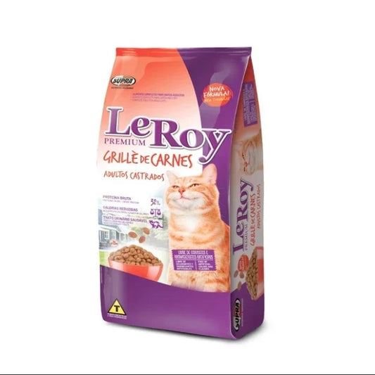Leroy Grille de Carnes para Gatos Adultos Castrados