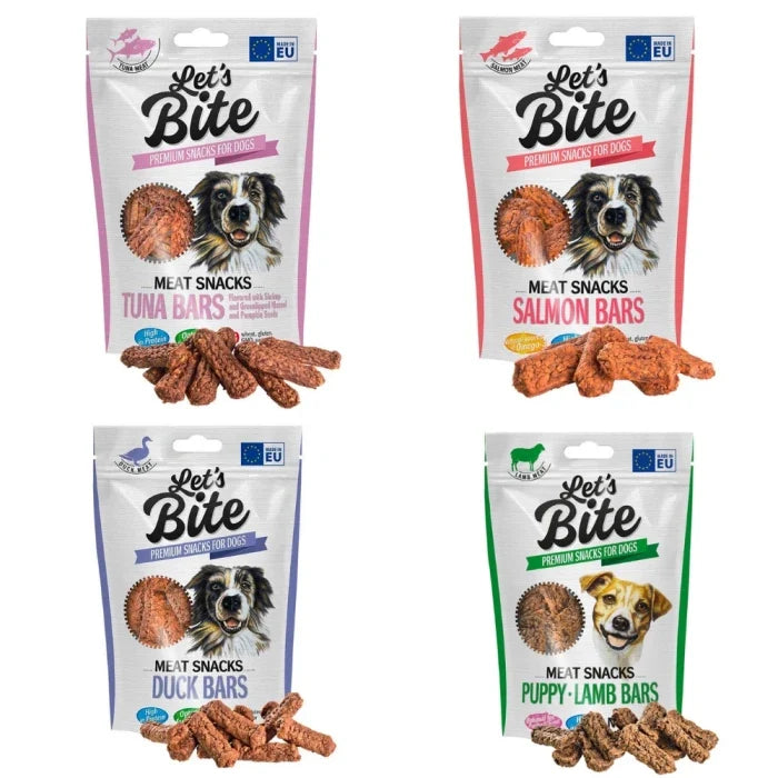 Let’s Bite Meat Snacks Bars 80gr