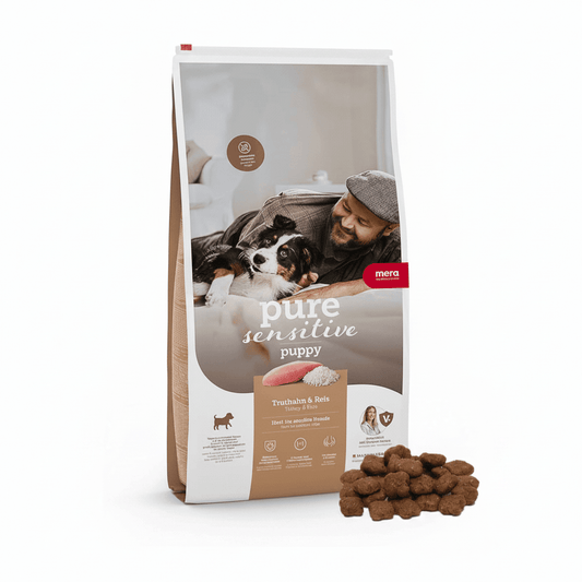 MERA PURE SENSITIVE Puppy Turkey & Rice (Cachorro: pavo y arroz) - Pethome