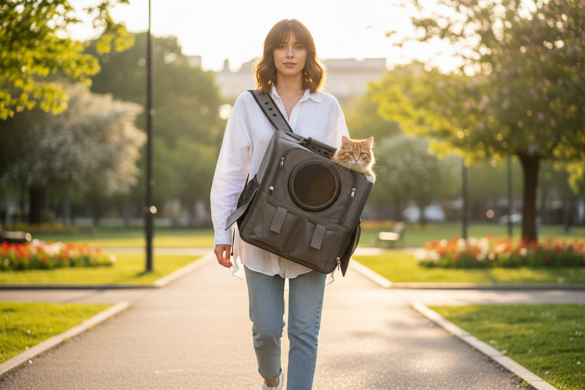 Mochila Gris - Lifestyle Parque