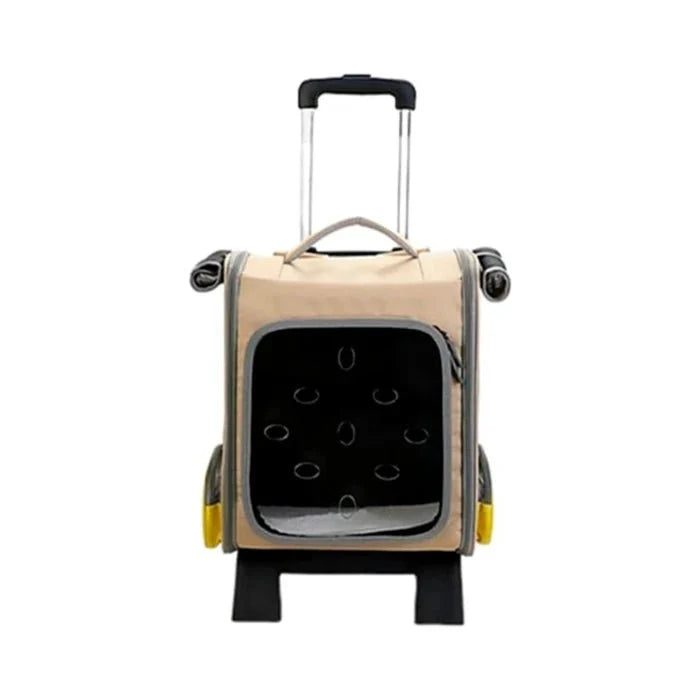 MOCHILA TRANSPORTADORA PARA MASCOTAS CON MANILLA - BioMascota