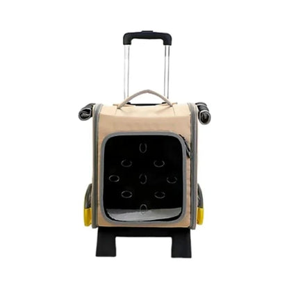 MOCHILA TRANSPORTADORA PARA MASCOTAS CON MANILLA - BioMascota