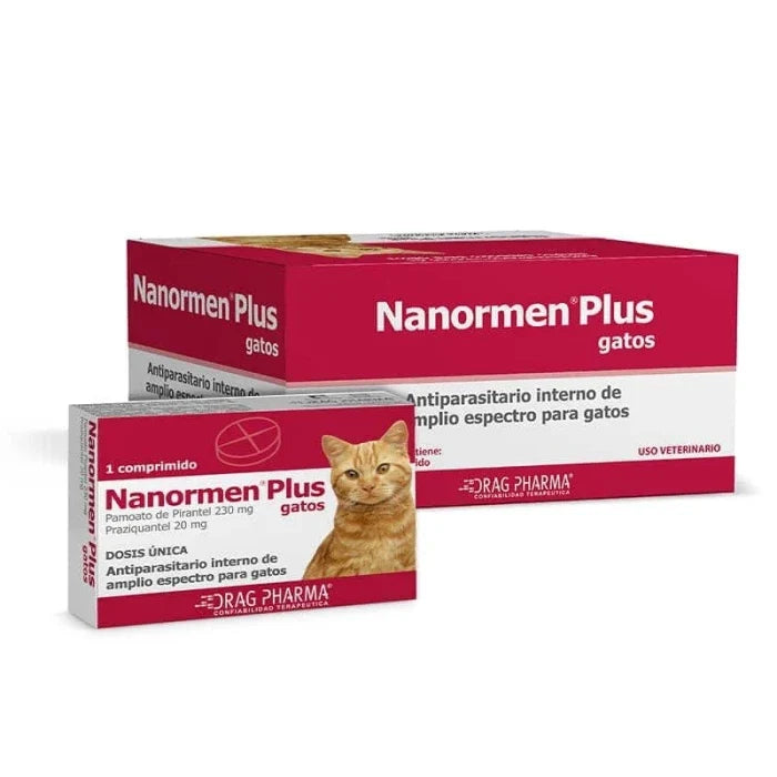 NANORMEN PLUS GATO 1 COMPRIMIDOS - imagen 1
