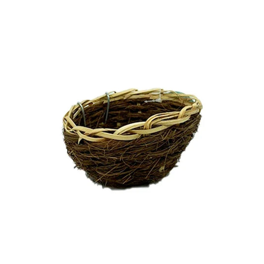 Nido para Aves de Bambú y Fibra - imagen 1