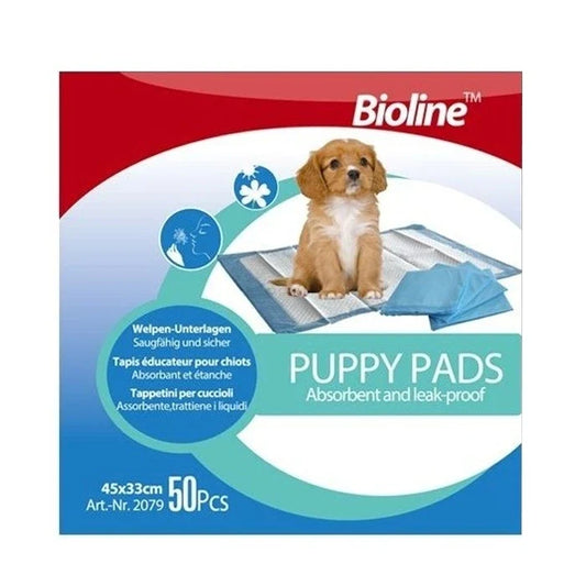 Pañales adiestramiento Puppy Pads Bioline 50u - imagen 1