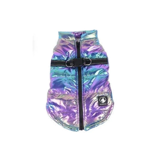 Parka y Coraviento Galaxy holografico Perro
