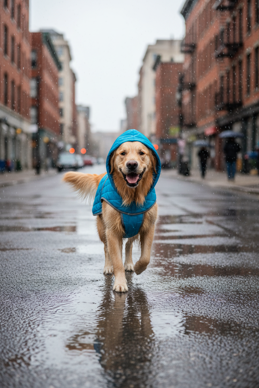 Parka Reversible - Golden Retriever