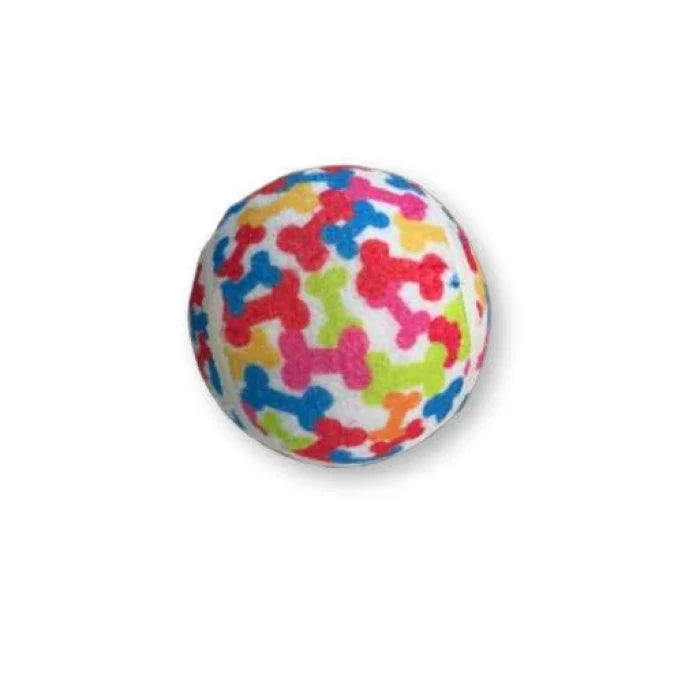 PELOTA ESTILO TENIS DISENO HUESO - imagen 1