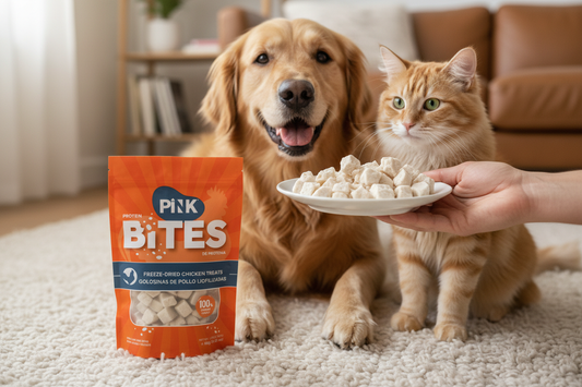Pink Protein Bites Pollo - Lifestyle