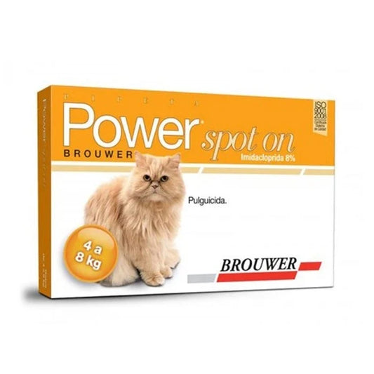 Pipeta Antiparasitaria Power Spot on Gatos 4 a 8 KG - imagen 1