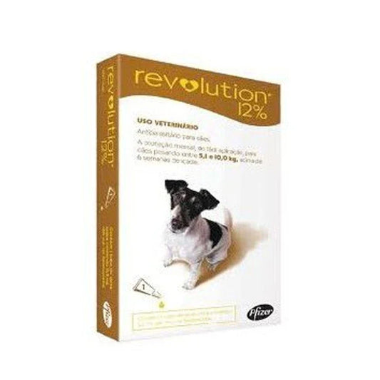 Pipeta Revolution Antiparasitaria 5,1 a 10 KG