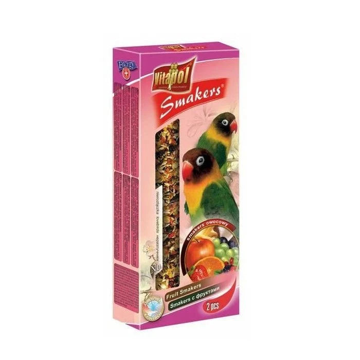 Premium Smakers de Frutas para Inseparables 2 Barras - Pethome