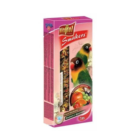 Premium Smakers de Frutas para Inseparables 2 Barras - Pethome
