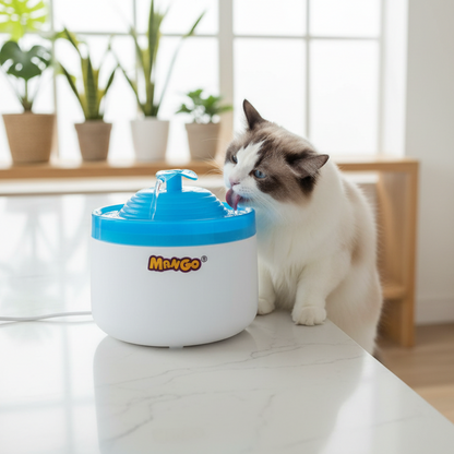 Fuente de agua para gatos con filtro, USB, recirculacion de 2 Lts