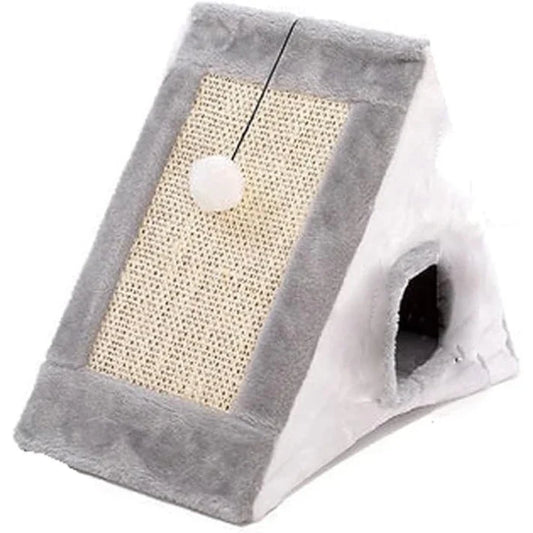 RASCADOR CAT TREE 35x35x47 GRIS CLARO - imagen 1