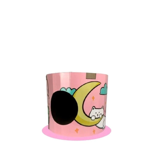 Rascador con diseño redondo un agujero