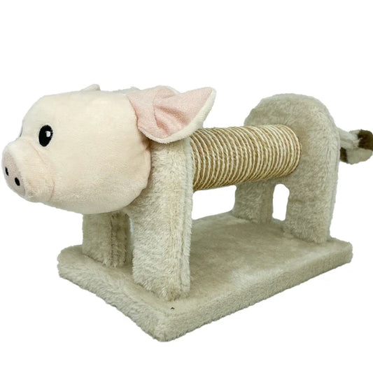 Rascador de Cabeza de Cerdito para gatos - imagen 1