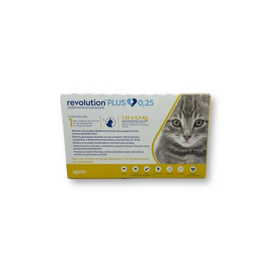 Revolution Plus 0.25 ML para Gatos hasta 2.5KG