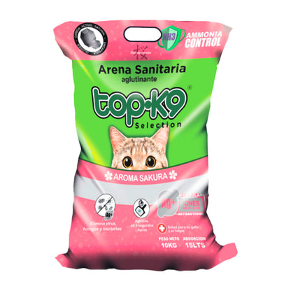 TopK9 Arena sanitaria aglutinante iones aroma Sakura
