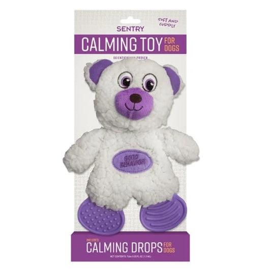 SENTRY BEDTIME BEAR PLUSH DOG TOY - imagen 1