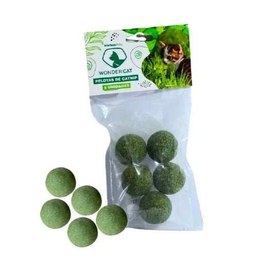 Set de 5 pelotas de catnip - imagen 1