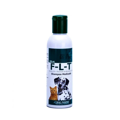 Shampoo Medicado para Perros y Gatos FLT 150 ML