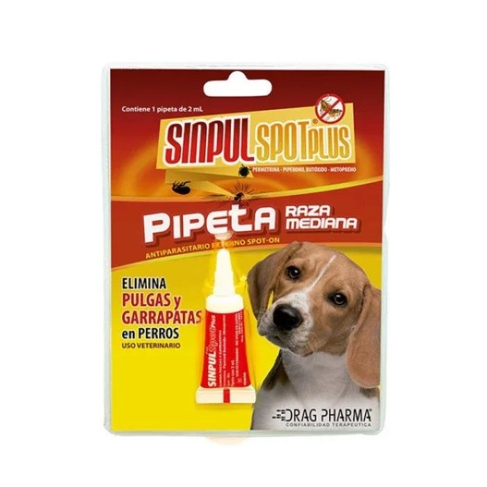 Sinpul Spot Plus Pipeta Para Perros Hasta 15 Kg - 2ml - imagen 1