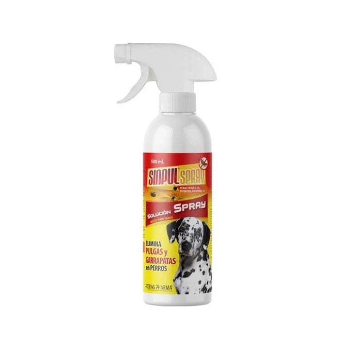 Sinpul Spray para Pulgas y Garrapatas para perros 200ML