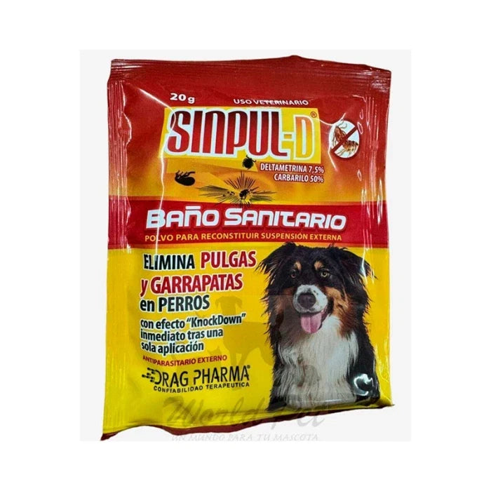 Sinpul-d polvo para baño sanitario sachet 20g - imagen 1