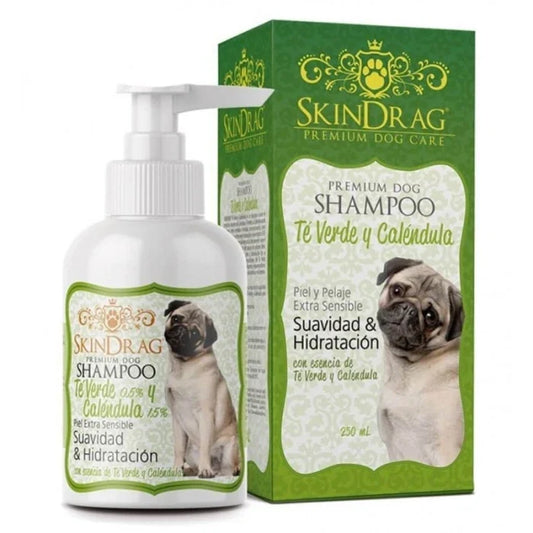 SkinDrag Shampo Te Verde Calendula 250ml - imagen 1