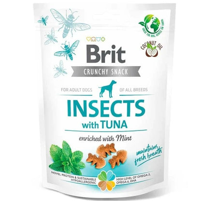 Snack Crunchy brit insects 200gr - Pethome