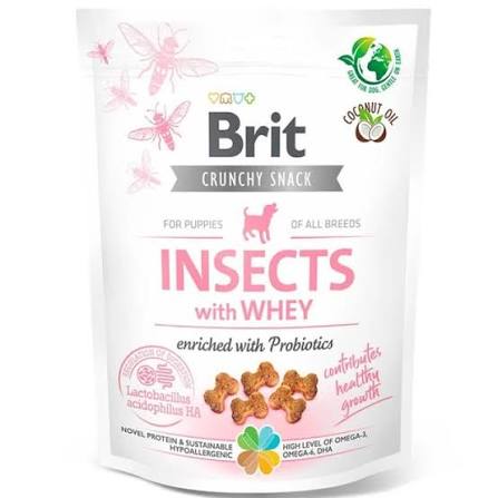 Snack Crunchy brit insects 200gr - Pethome
